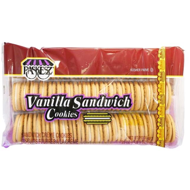 KOSHER VANILLA SANDWICH COOKIES PASKESZ 708 GR.