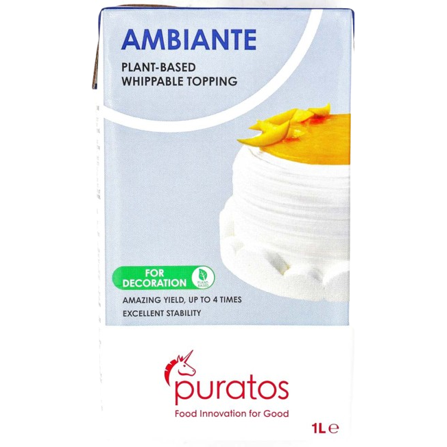 KOSHER WHIP TOPPING DAIRY FREE PURATOS 1 LT.