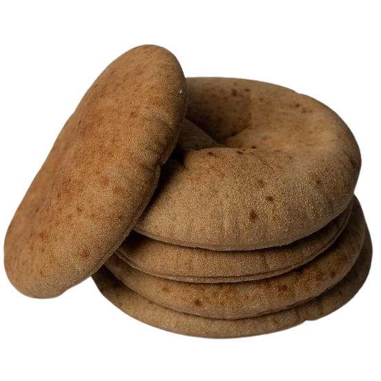 KOSHER WHOLE WHEAT PITA FROZEN