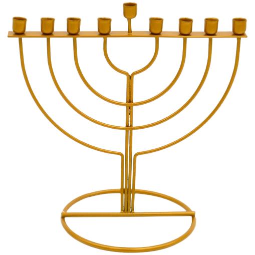 MENORAH CANDLE HOLDER GOLD 16 X 16 CM.
