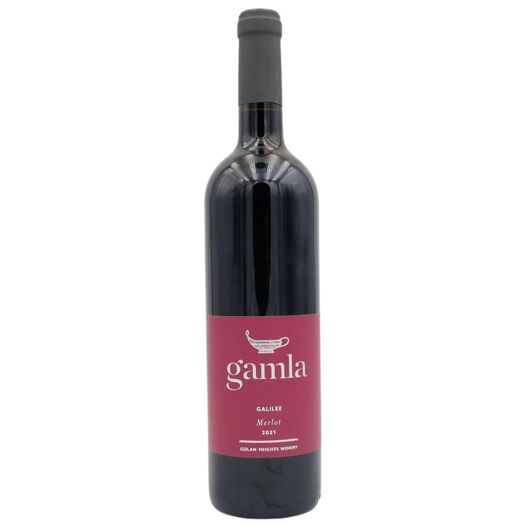 MERLOT GAMLA 750 ML. Kosher Red Wine from Galilee Israel