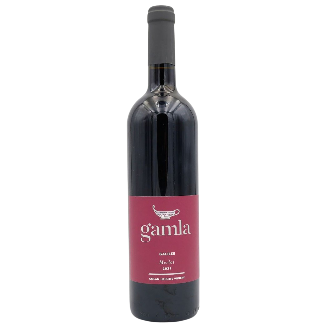 MERLOT GAMLA 750 ML. Kosher Red Wine from Galilee Israel