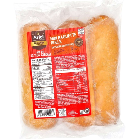 MINI BAGUETTE ROLLS GLUTEN FREE KLP