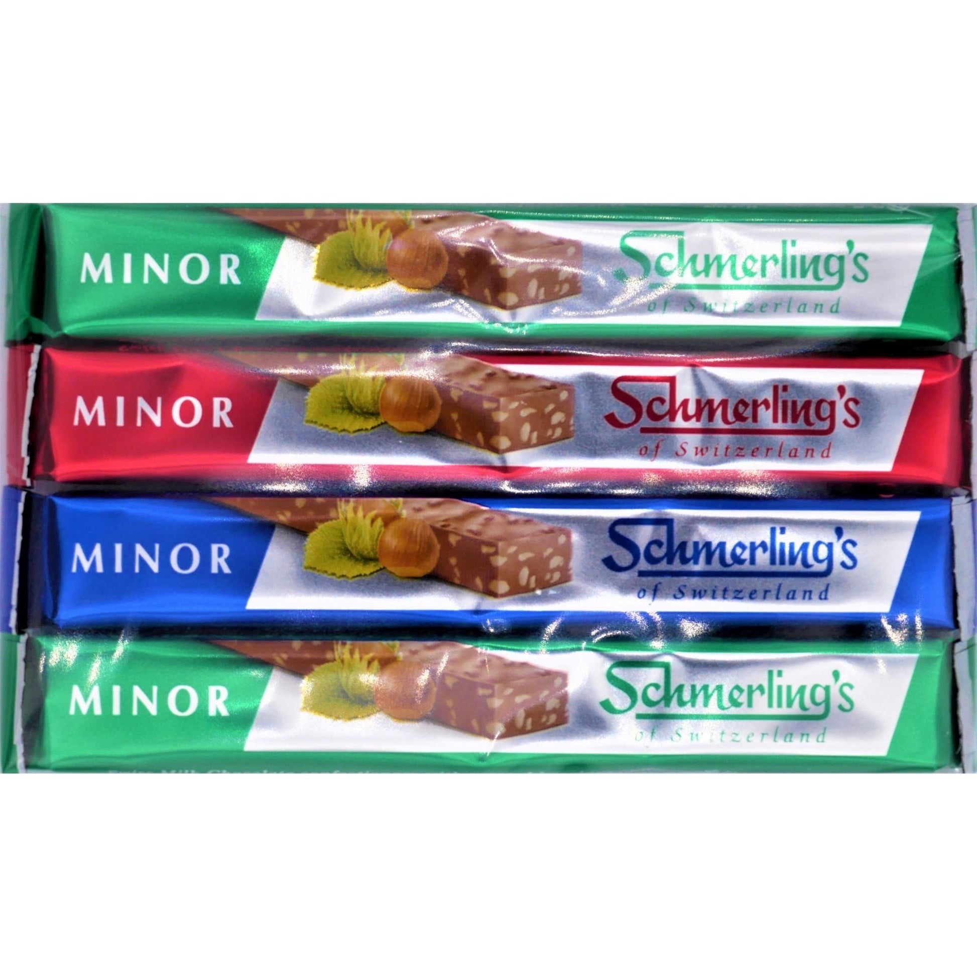 MINOR STICKS 4 X 23 GR. SHMERLING KOSHER SWISS CHOCOLATE