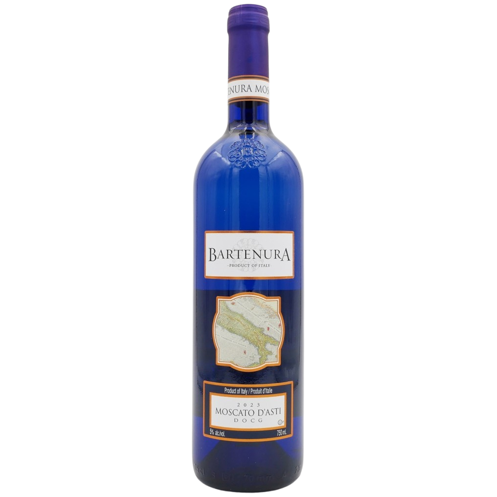 MOSCATO D'ASTI D.O.C.G. BARTENURA 750 ML. Kosher White Sparkling Wine
