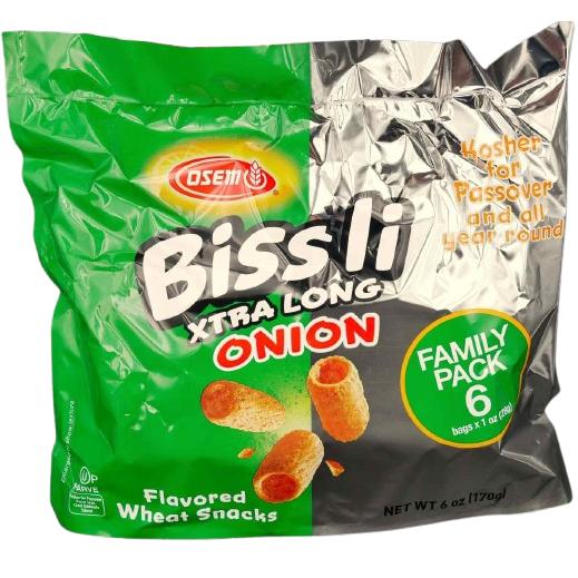 OSEM BISSLI ONION KOSHER SNACK KLP 6 X 28 GR.