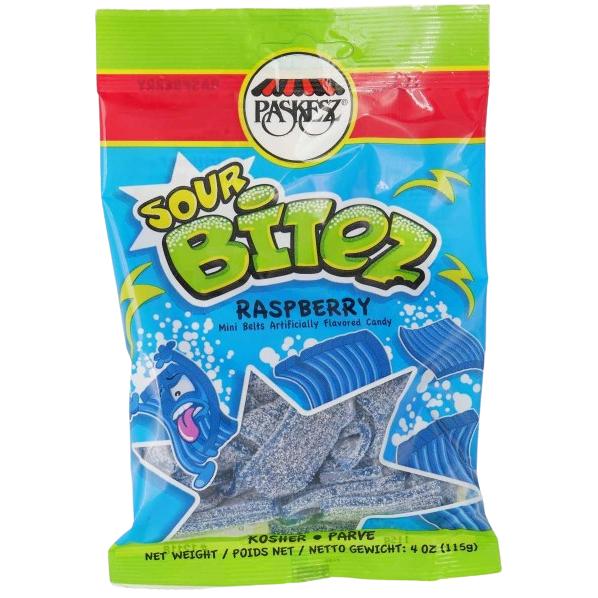 KOSHER SOUR BITEZ MINI LAMPONE 115 GR.
