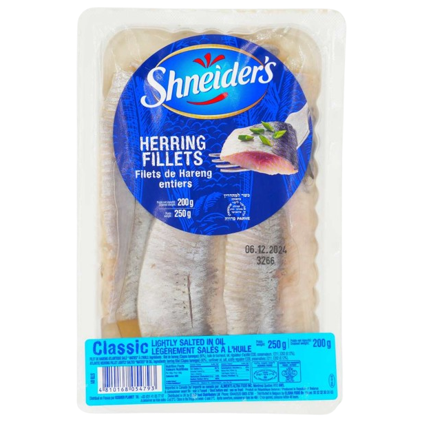 KOSHER HERRING FILLET IN OIL 250 GR.