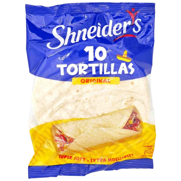 10 MINI TORTILLA WRAPS 13cm 250 GR.