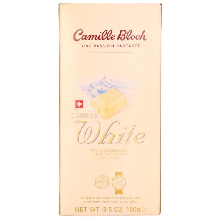 CIOCCOLATO SVIZZERO KOSHER BIANCO CAMILLE BLOCH 100 GR.
