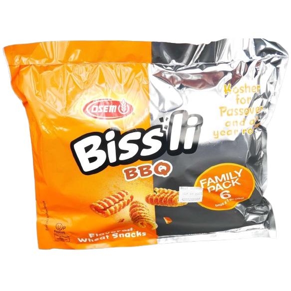 OSEM BISSLI GUSTO BARBECUE SNACK KOSHER KLP 6 X 28 GR.