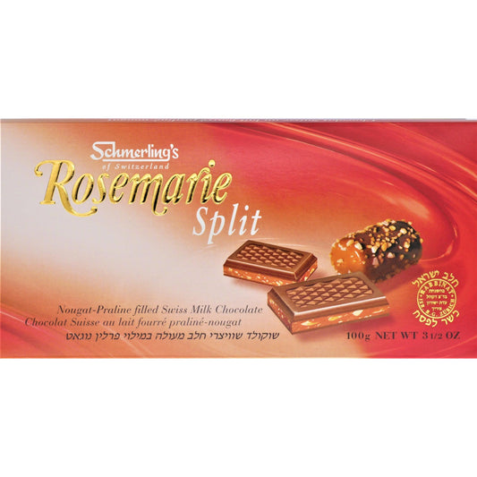 ROSEMARIE SPLIT 100 GR. SHMERLING KOSHER SWISS CHOCOLATE