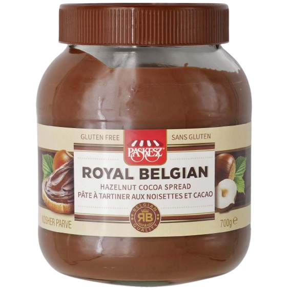 ROYAL BELGIAN HAZELNUT CREAM DAIRY FREE 700 GR.
