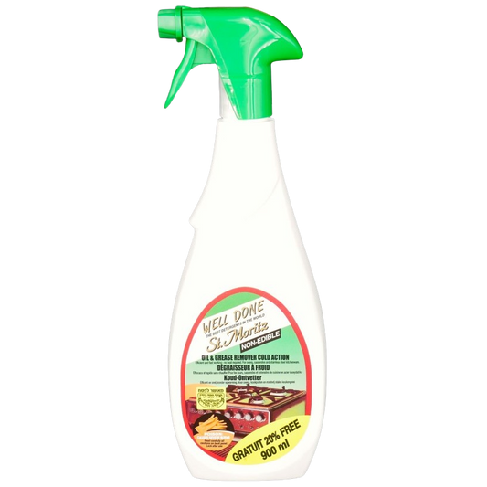 ST. MORITZ  WELL DONE DEGREASER APPROVED FOR PASSOVER KLP 900 ML.