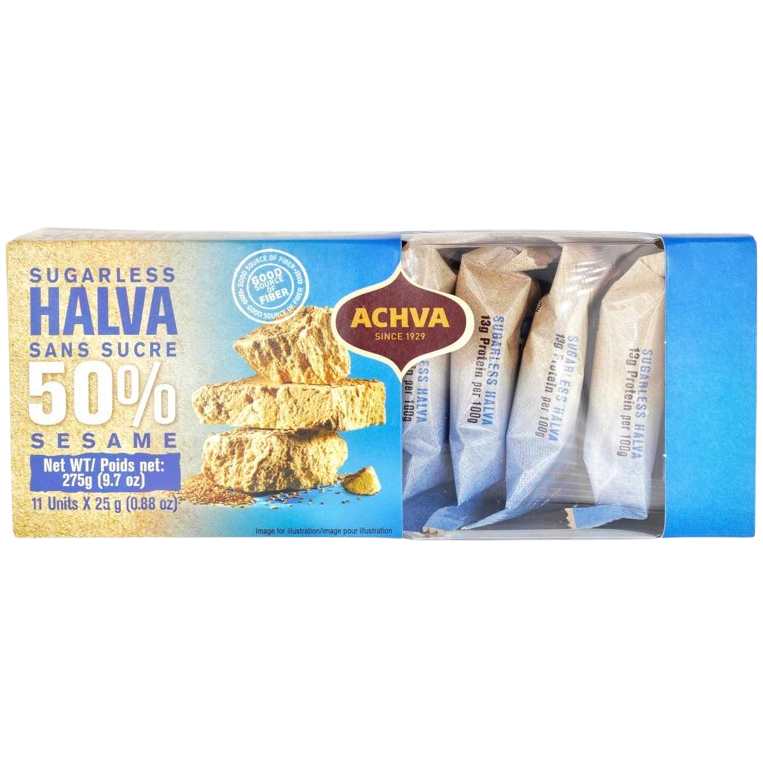 SUGARLESS KOSHER HALVA SNACKS 11 × 25 GR.