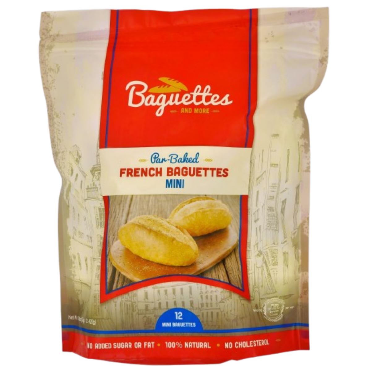 MINI BAGUETTE KOSHER PRECOTTE 12 X 35 GR