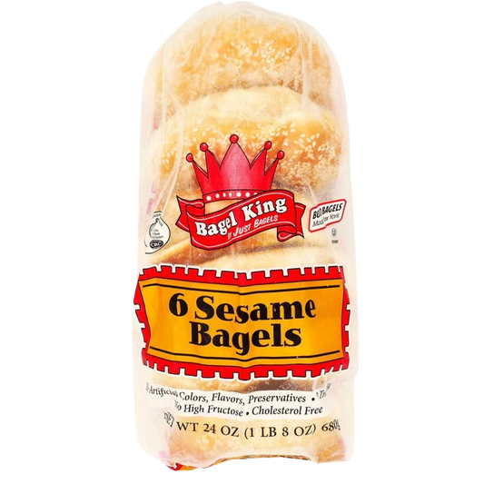 6 MEZONOT KOSHER BAGELS  WITH SESAME
