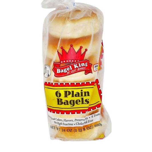 6 MEZONOT PLAIN KOSHER BAGEL