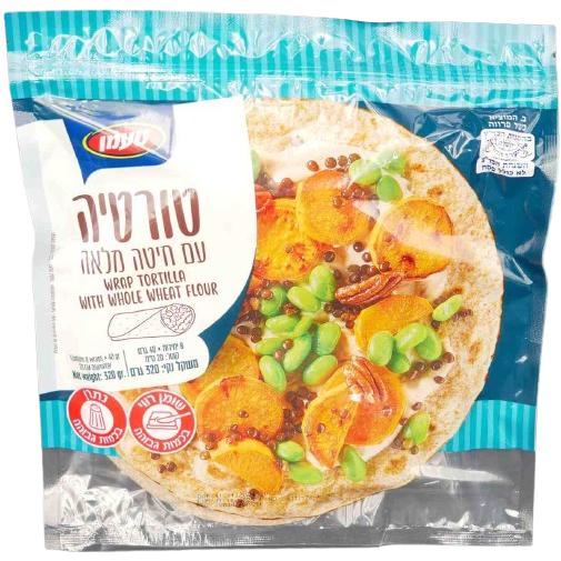 8 KOSHER WHOLE WHEAT TORTILLA TAAMAN Ø20 CM  320G