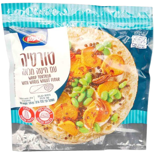 8 KOSHER WHOLE WHEAT TORTILLA TAAMAN Ø20 CM  320G