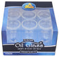 9 GLASS OIL CUPS D 3 CM X H 4,5 CM #14 CHANUKAH MENORAH ACCESSORY