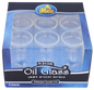 9 GLASS OIL CUPS D 3 CM X H 4,5 CM #14 CHANUKAH MENORAH ACCESSORY