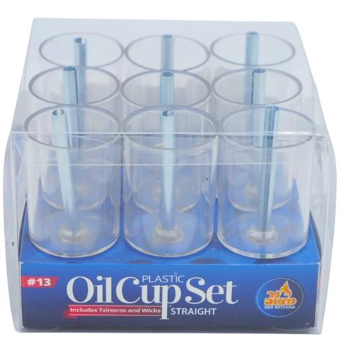 9 PLASTIC OIL CUPS D 3 CM X H 4 CM  #13  CHANUKKAH MENORAH ACCESSORY