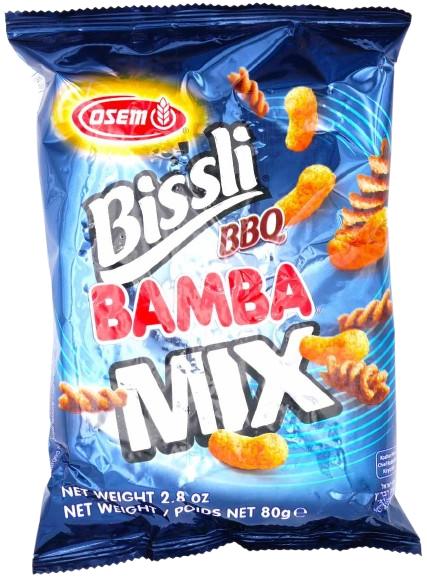 BAMBA & BISSLI BARBECUE OSEM KOSHER 80 GR.