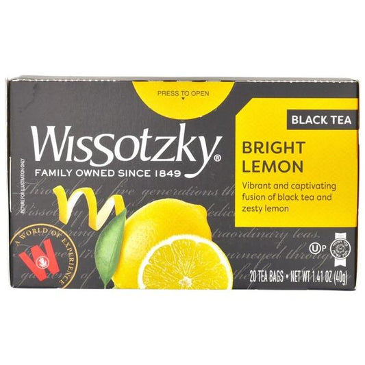 BRIGHT LEMON KOSHER TEA WISSOTZKY KLP 40 GR.