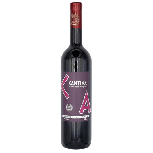 CABERNET SAUVIGNON CANTINA 750 ML. Kosher Red Wine From Italy