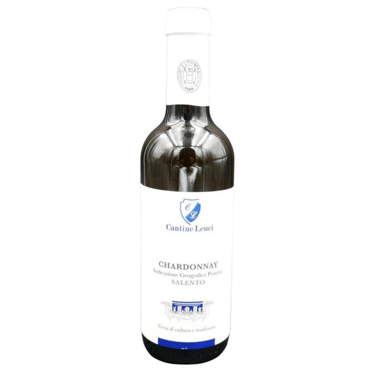 CHARDONNAY 375 ML. LEUCI  Kosher White Wine From Italy