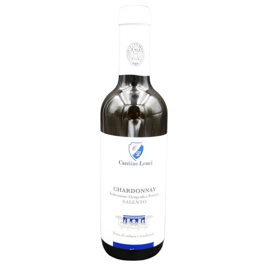 CHARDONNAY 375 ML. LEUCI  Kosher White Wine From Italy