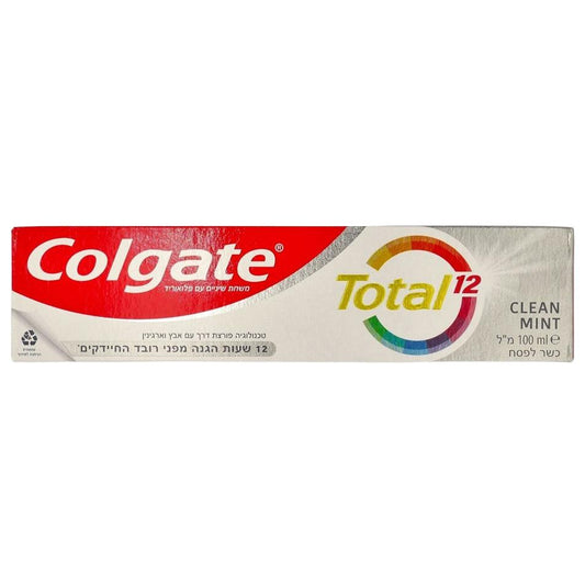 COLGATE TOTAL CLEAN MINT KOSHER FOR PASSOVER TOOTHPASTE KLP 100 ML.