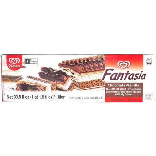 FANTASIA KOSHER CHOCOLATE VANILLA ICE CREAM 500 GR.