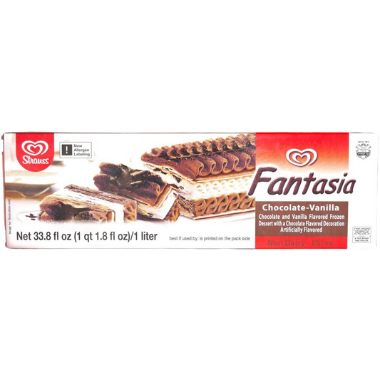 FANTASIA KOSHER CHOCOLATE VANILLA ICE CREAM 500 GR.
