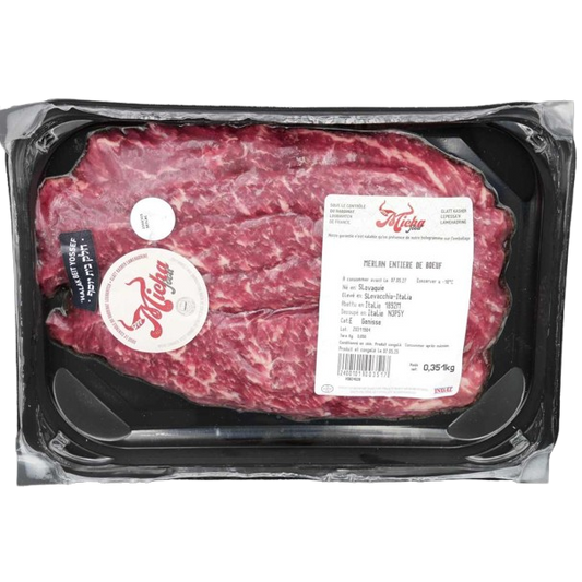 GLATT KOSHER BEEF BOTTOM ROUND SL 400 GR.