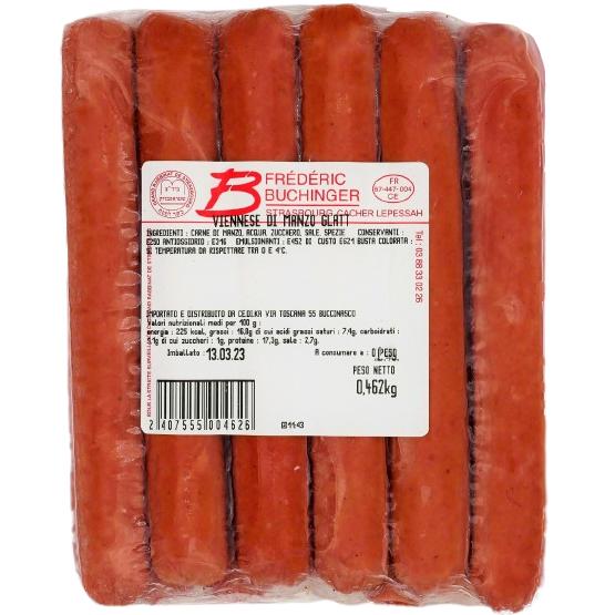 GLATT KOSHER BEEF FRANKFURTERS  500 GR.