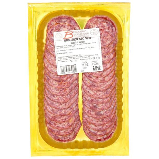 GLATT KOSHER BEEF SALAMI  130 GR.