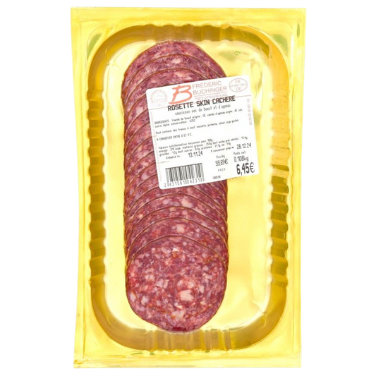 GLATT KOSHER BEEF SALAMI ROSETTA 120 GR.