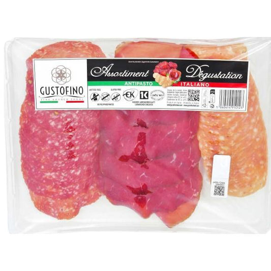 GLATT KOSHER BEEF & TURKEY COLD CUTS MIX GF SL 80 GR.