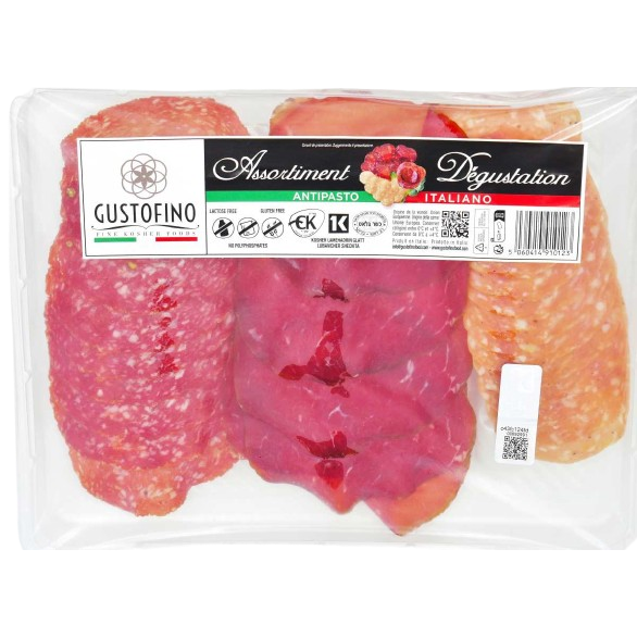 GLATT KOSHER BEEF & TURKEY COLD CUTS MIX GF SL 80 GR.