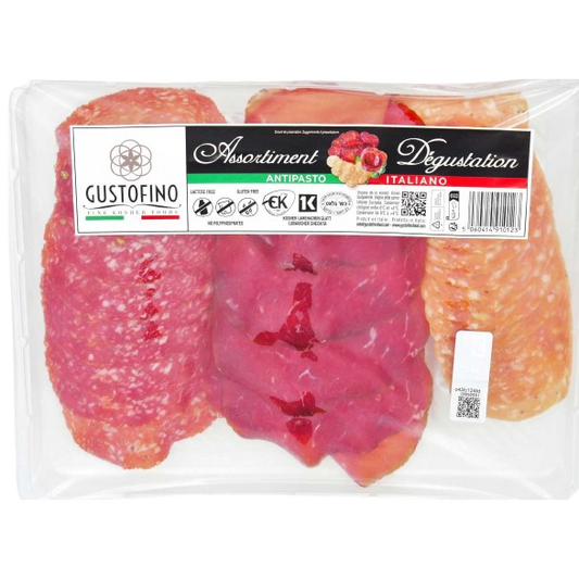 GLATT KOSHER BEEF & TURKEY COLD CUTS MIX GF SL 80 GR.