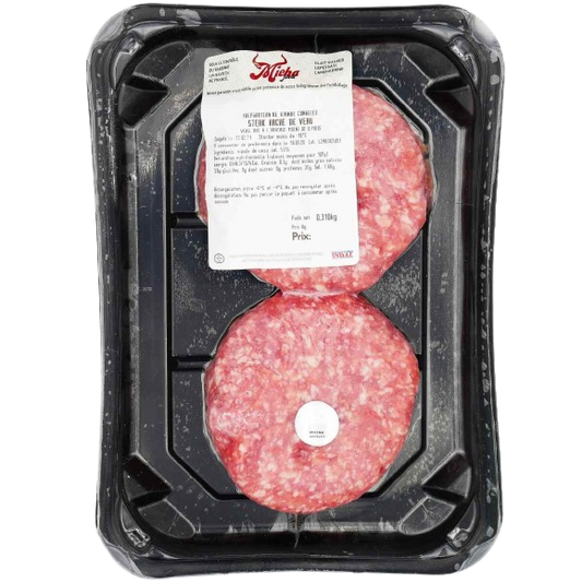 GLATT KOSHER MINCED VEAL MEAT SL 300 GR.