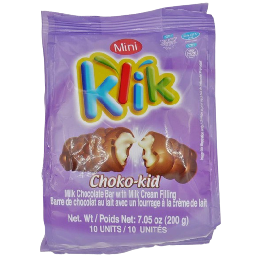 KLIK MINI CHOKO KID KOSHER CHOCOLATE 200 GR.