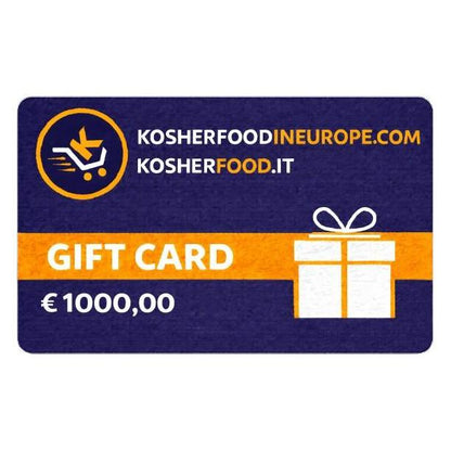KOSHERFOOD.IT_KOSHERFOODINEUROPE.COM_GIFT_CARD € 1000,00