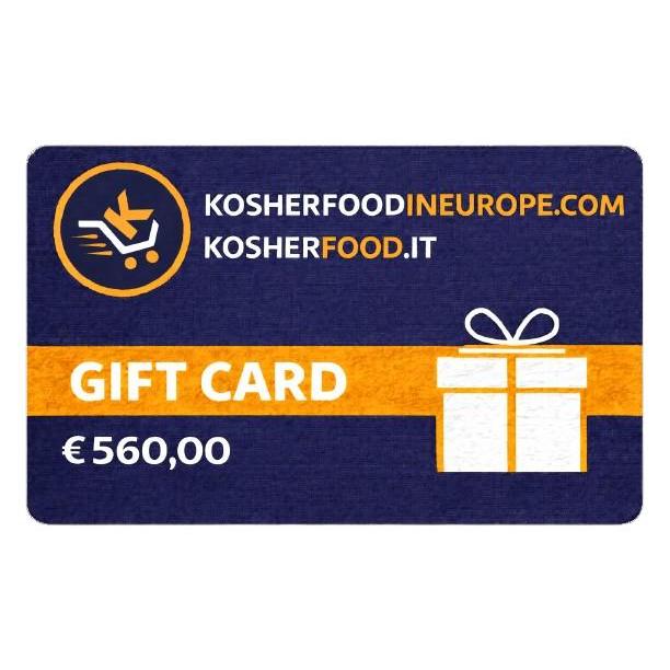 KOSHERFOOD.IT_KOSHERFOODINEUROPE.COM_GIFT_CARD € 560,00