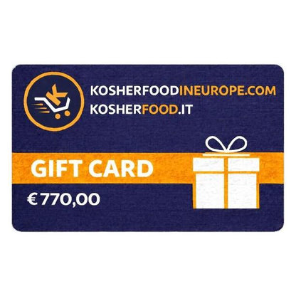 KOSHERFOOD.IT_KOSHERFOODINEUROPE.COM_GIFT_CARD € 770,00