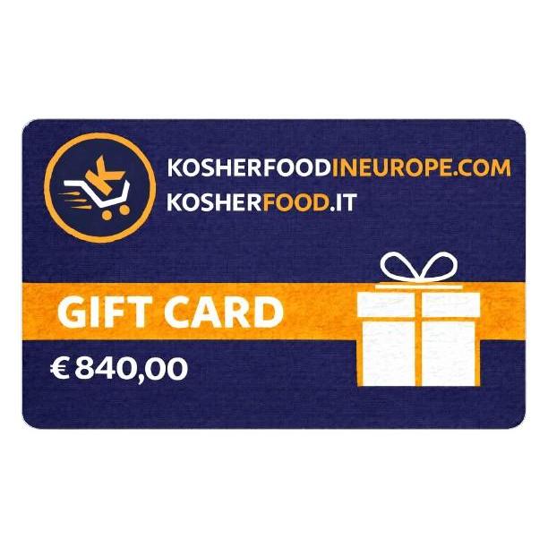KOSHERFOOD.IT_KOSHERFOODINEUROPE.COM_GIFT_CARD € 840,00