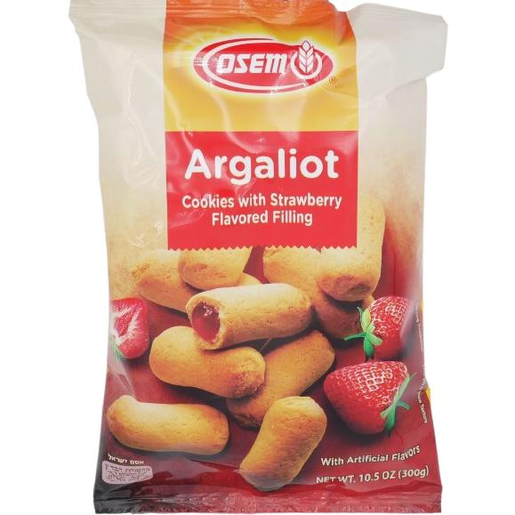 KOSHER ARGALIOT STRAWBERRY FILLED OSEM 300 GR.