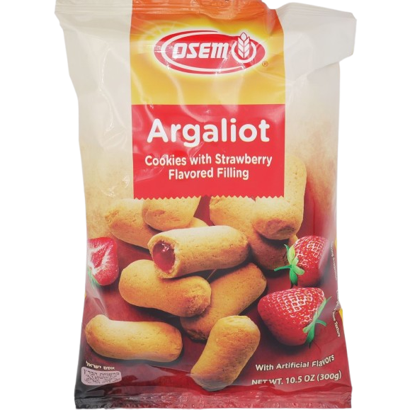 KOSHER ARGALIOT STRAWBERRY FILLED OSEM 300 GR.